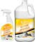 Hygea Natural Citrus Sparkle - Natural Cleaner and Degreaser 24oz Spray + Concentrated Refill